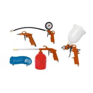Набор пневмоинструмента Stromo KIT-5C (5в1, шланг 5м)