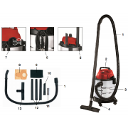 Вакуумный пылесос Einhell TC-VC 1820 S